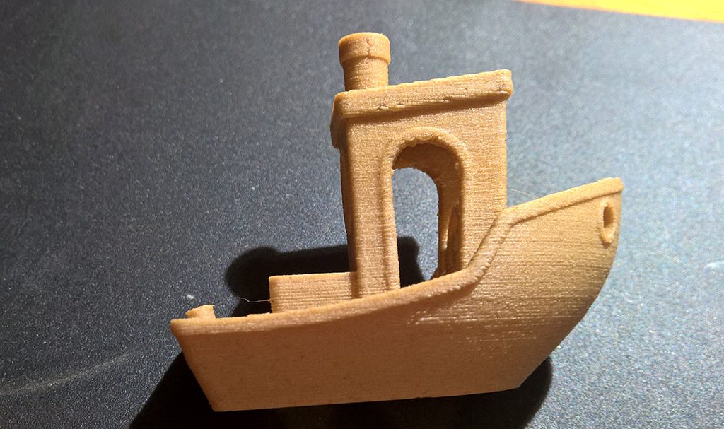 3D Benchy gedruckt mit dem Dremel Idea Builder 3D20